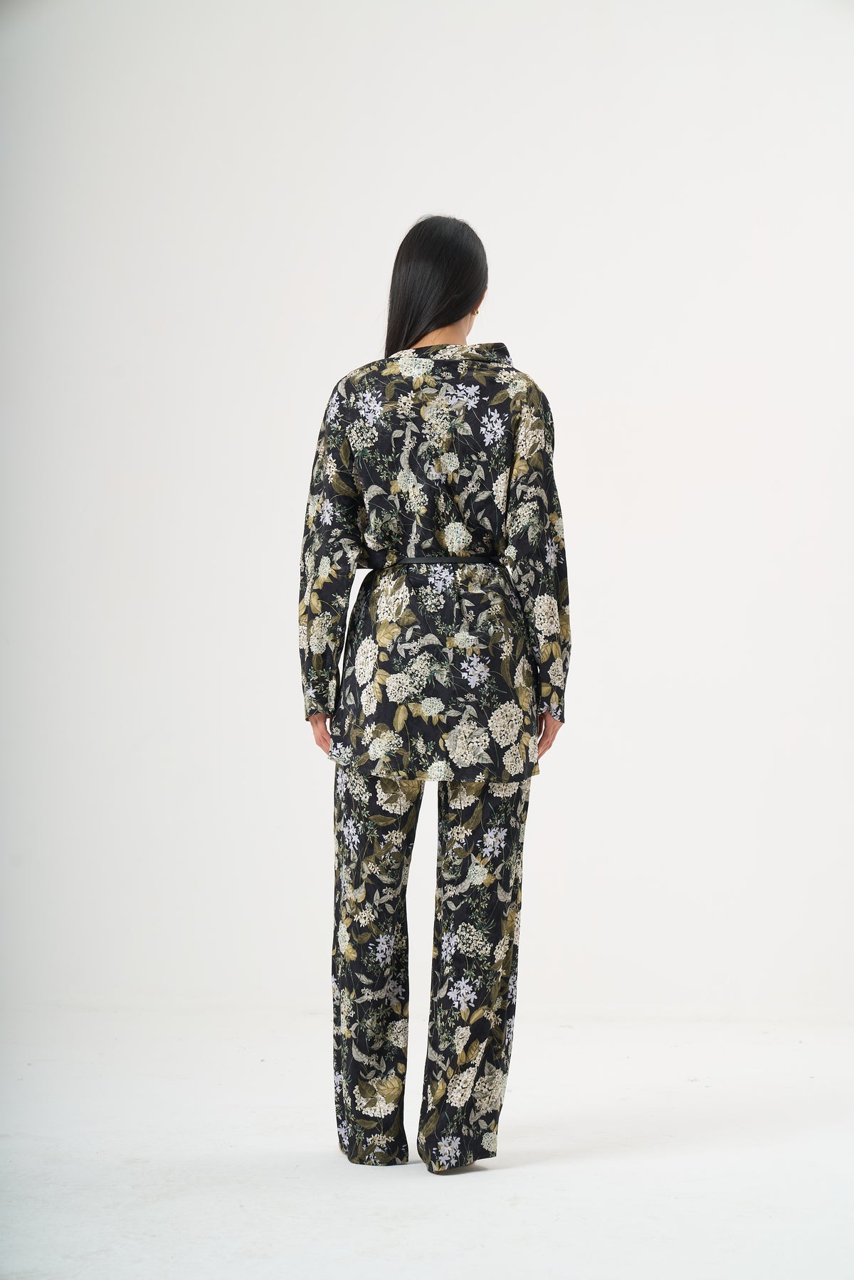 Çiçekli Desenli Floral Pantolon