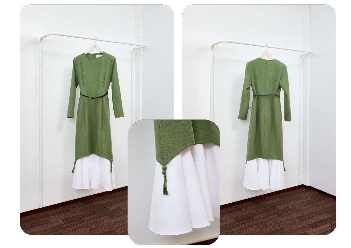 Eteği Poplin Twill Elbise - VUU Official Elbise