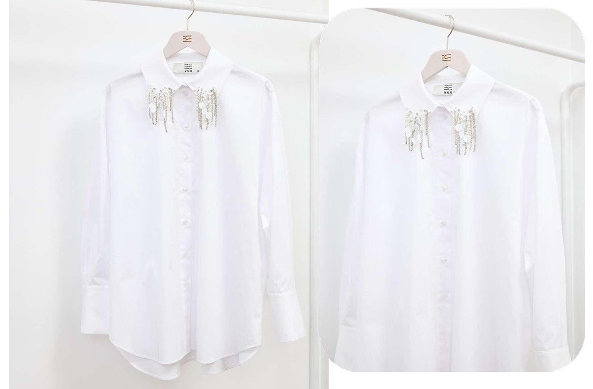 Oversize Poplin Gömlek - VUU Official Gömlek